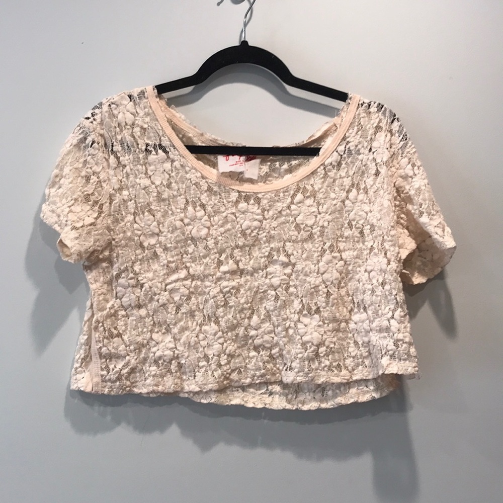Free People Lace Crop Top